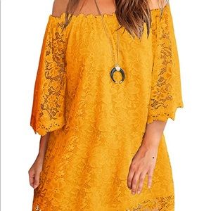 🌿 4 for $25 Off the shoulder mini dress